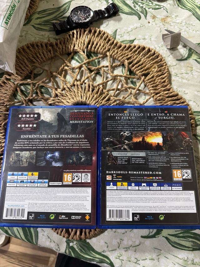 Bloodborne + Dark Souls Remastered PS4