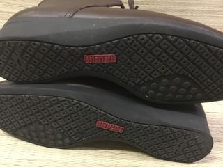 Botines de piel marrón Hirica