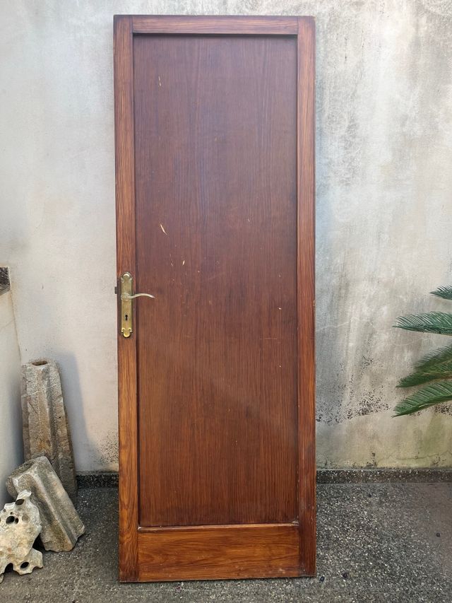 Puerta de Sapelli Contrachapada