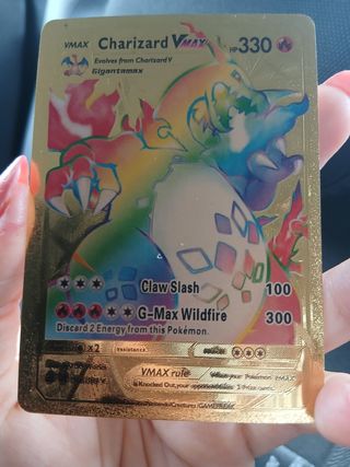 Carta Pokémon Charizard Oro