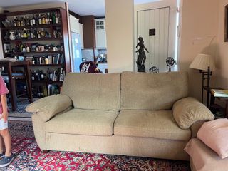 Sofá cama italiano beige