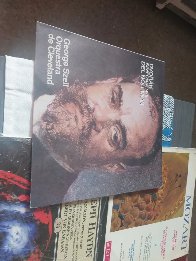Lote 7 vinilos música clásica Dvorak, Mozart, Debu