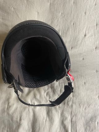 Casco Vespa Negro Mate. size L