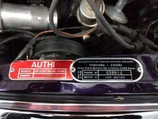 MINI MORRIS 850 AUTHI AÑO FABRICACION 1970