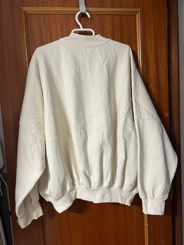 Chándal Zara Beige/Blanco