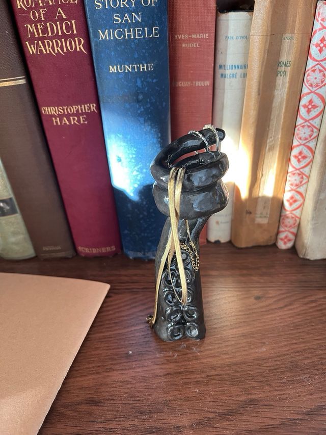 Soprammobile ceramica fatto a mano tentacolo