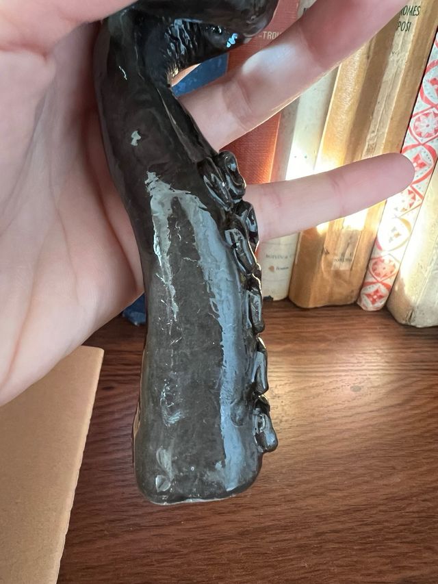Soprammobile ceramica fatto a mano tentacolo