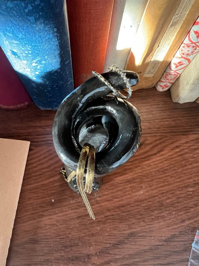 Soprammobile ceramica fatto a mano tentacolo