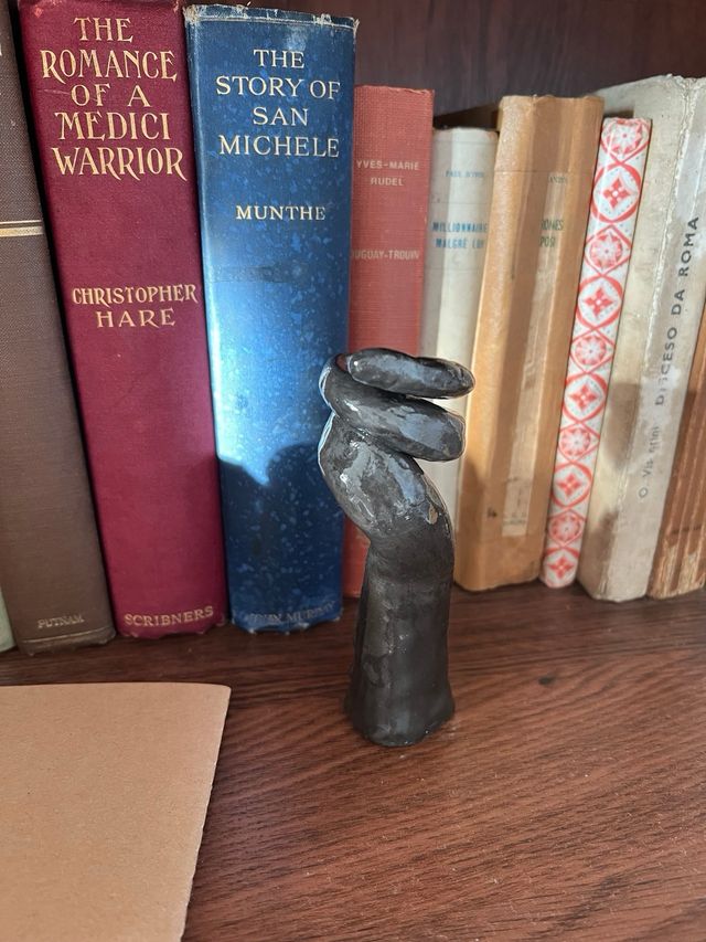 Soprammobile ceramica fatto a mano tentacolo