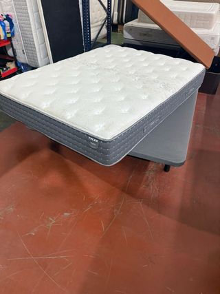 BASE Y COLCHON FLEX HYBRID VISCO 150x200