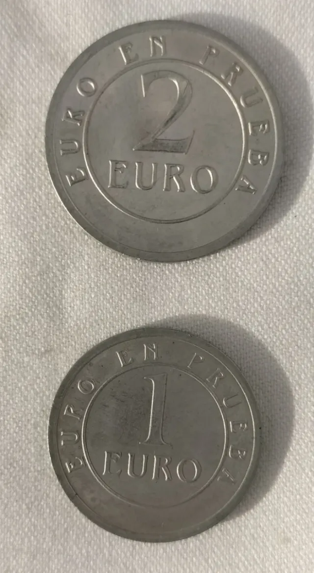 Churriana Euros Serie Prueba 8 monete 98 FNMT