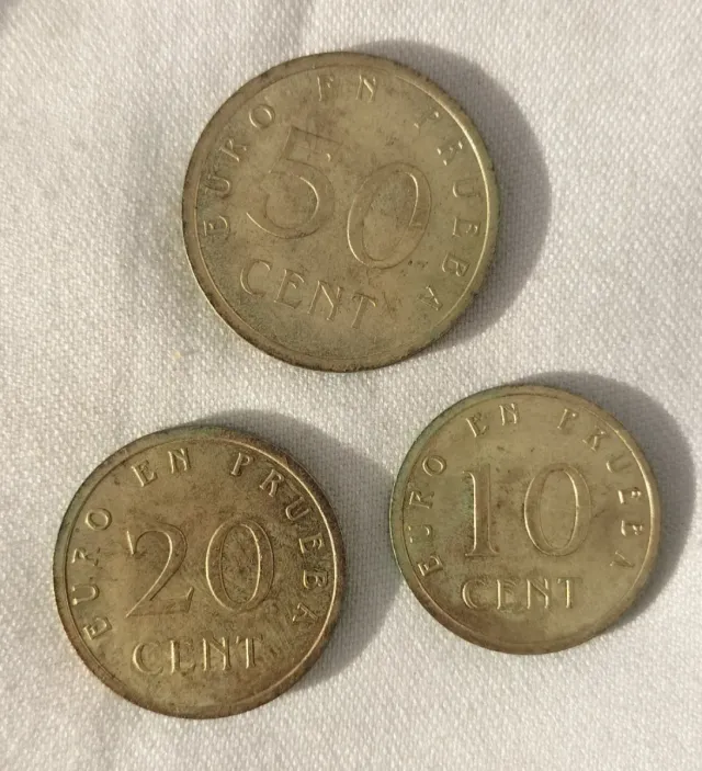 Churriana Euros Serie Prueba 8 monete 98 FNMT