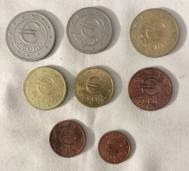 Churriana Euros Serie Prueba 8 monete 98 FNMT