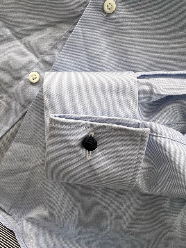 Camicia Massimo Dutti Uomo Taglia 42 Blu