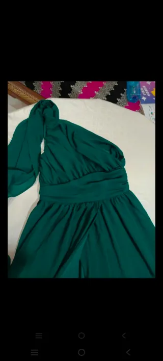Vestido largo verde