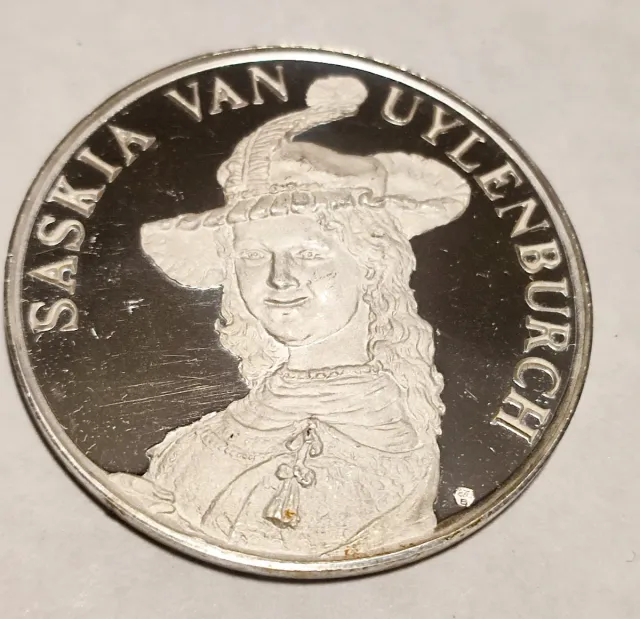 Medalla Conmemorativa Rembrandt  RIJIN 1606-1669