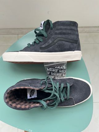 Vans SK8-HI Unisex Gris/Verde