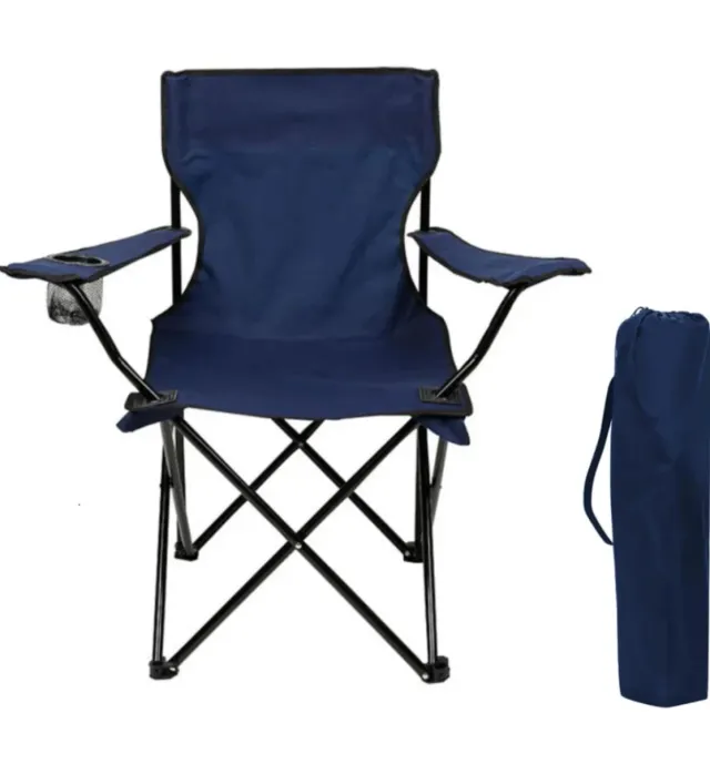 Silla Plegable Camping Azul NUEVA