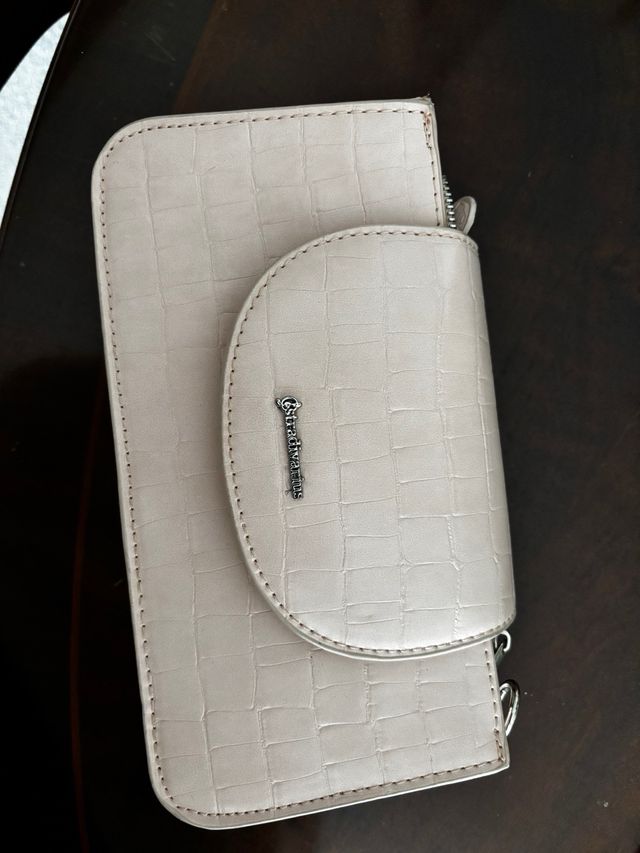 Bolso Stradivarius rosa/beige