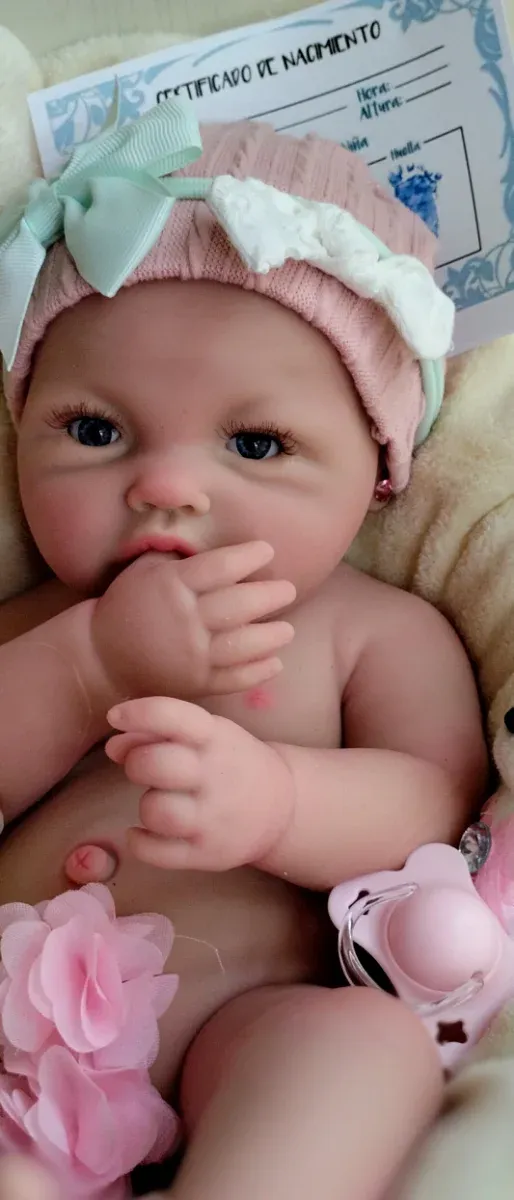 Bebé Reborn Silicona 44cm