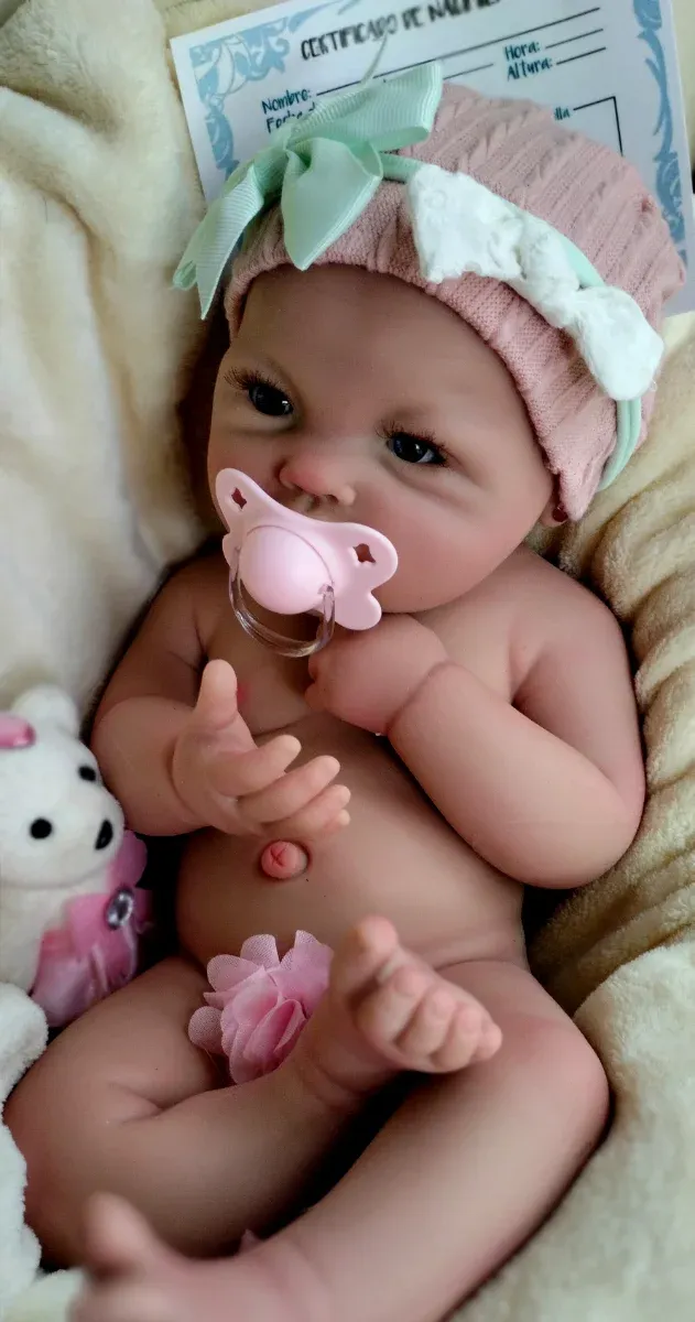 Bebé Reborn Silicona 44cm