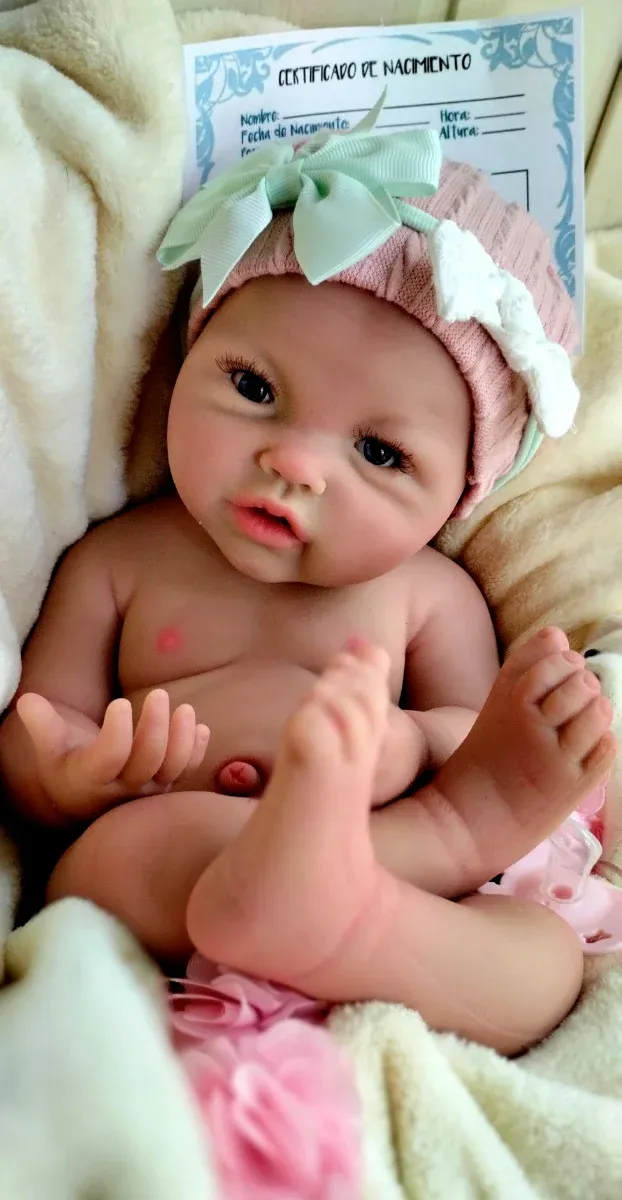 Bebé Reborn Silicona 44cm