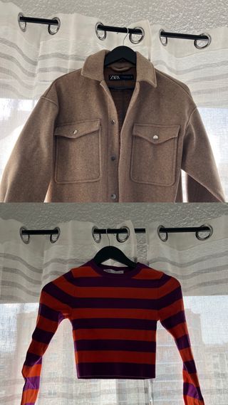 Jersey y sobrecamisa Zara