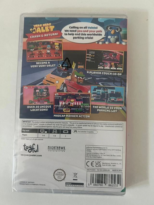 Jogo Nintendo Switch Very Very Valet Novo