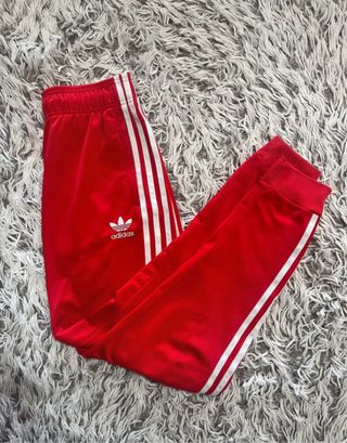 Pantalones chándal Adidas rojos