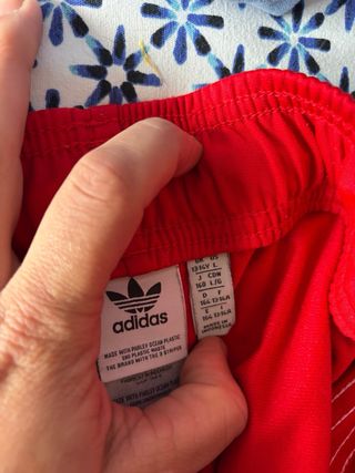 Pantalones chándal Adidas rojos