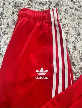 Pantalones chándal Adidas rojos