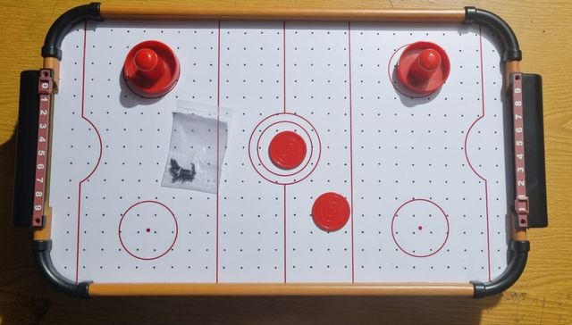 Air hockey de sobremesa
