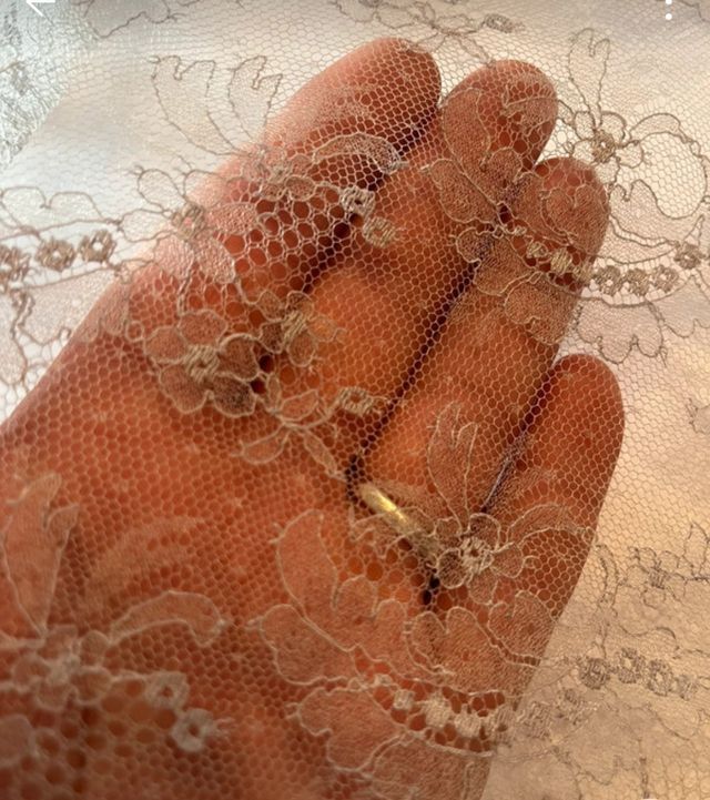 Mantilla Chantilly Antiguo Virgen