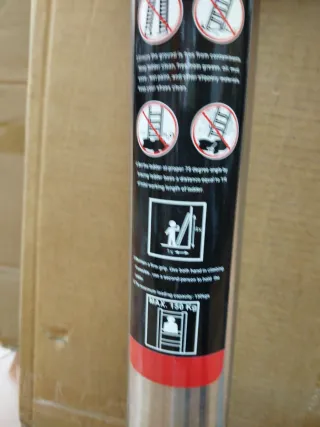 Escalera extensible de aluminio