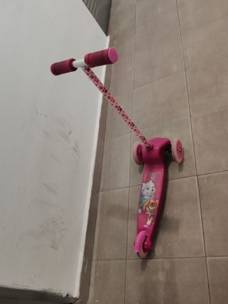 Patinete Patrulla Canina Rosa