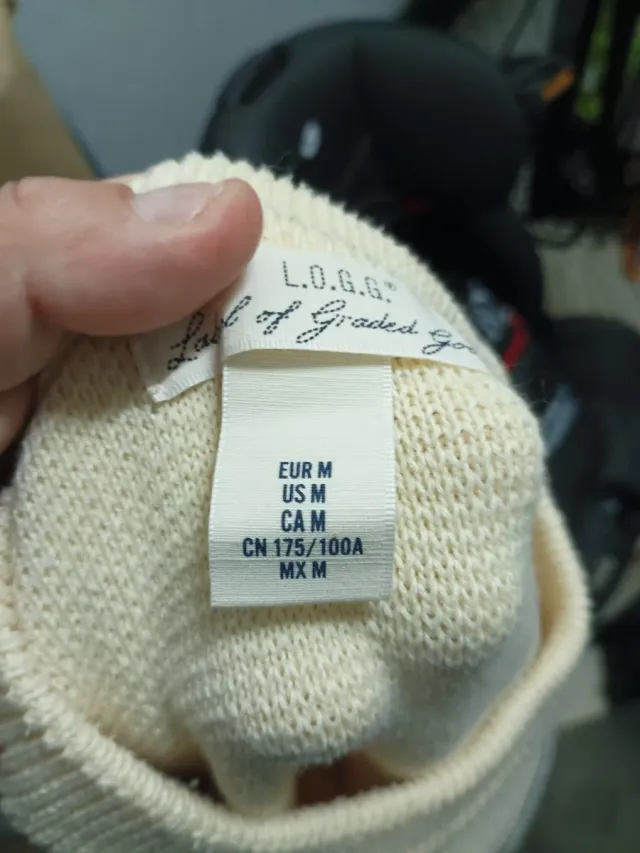 Sudadera beige con logo RCKTS talla L