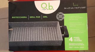 Bistecchiera Grill Pan Mopita Antiaderente 34x27cm