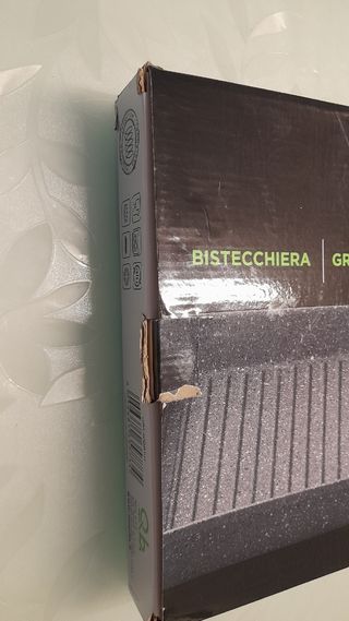 Bistecchiera Grill Pan Mopita Antiaderente 34x27cm