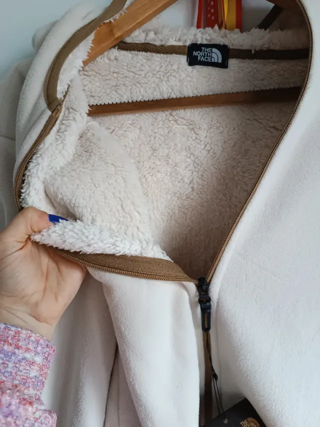 Chaqueta The North Face Beige Talla M Mujer