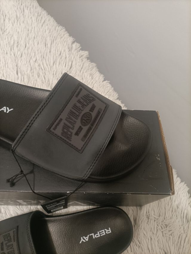Chanclas Replay Talla 42 Negras