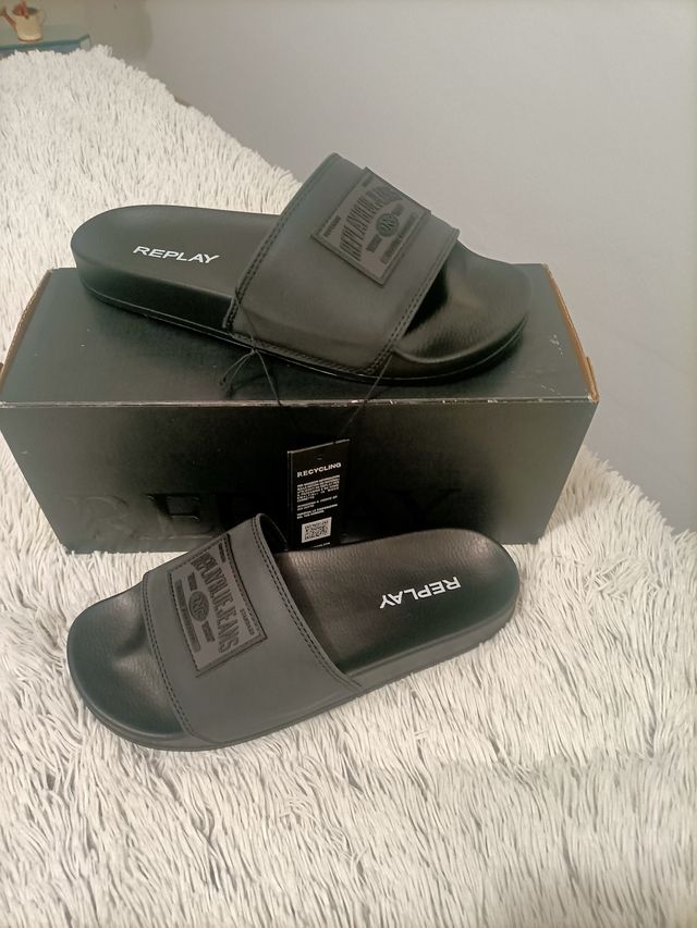 Chanclas Replay Talla 42 Negras