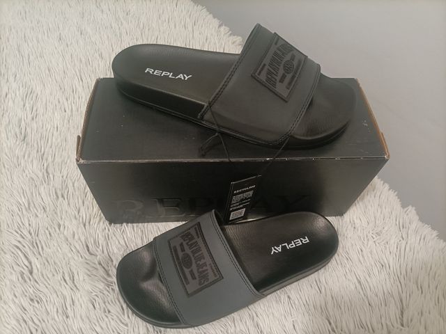 Chanclas Replay Talla 42 Negras