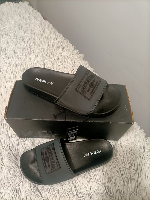 Chanclas Replay Talla 42 Negras