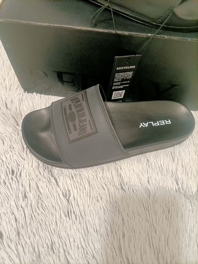 Chanclas Replay Talla 42 Negras