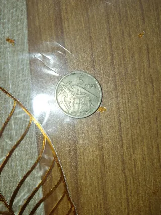 Spagna 5 Pesetas 1957
