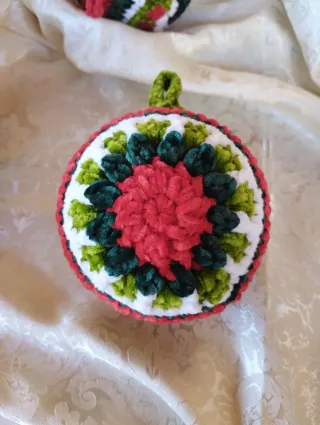 Palline Natale Fatte a Mano - Set 6