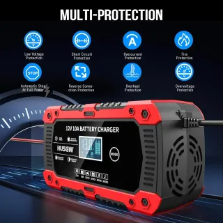 Cargador de Baterías 12V 10A