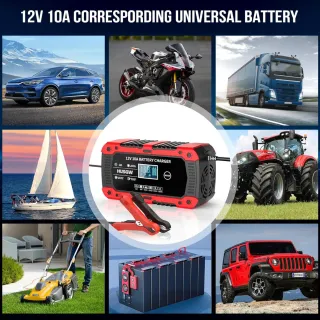 Cargador de Baterías 12V 10A