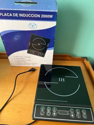 Placa Inducción Portátil 2000W JRD. Sin estrenar