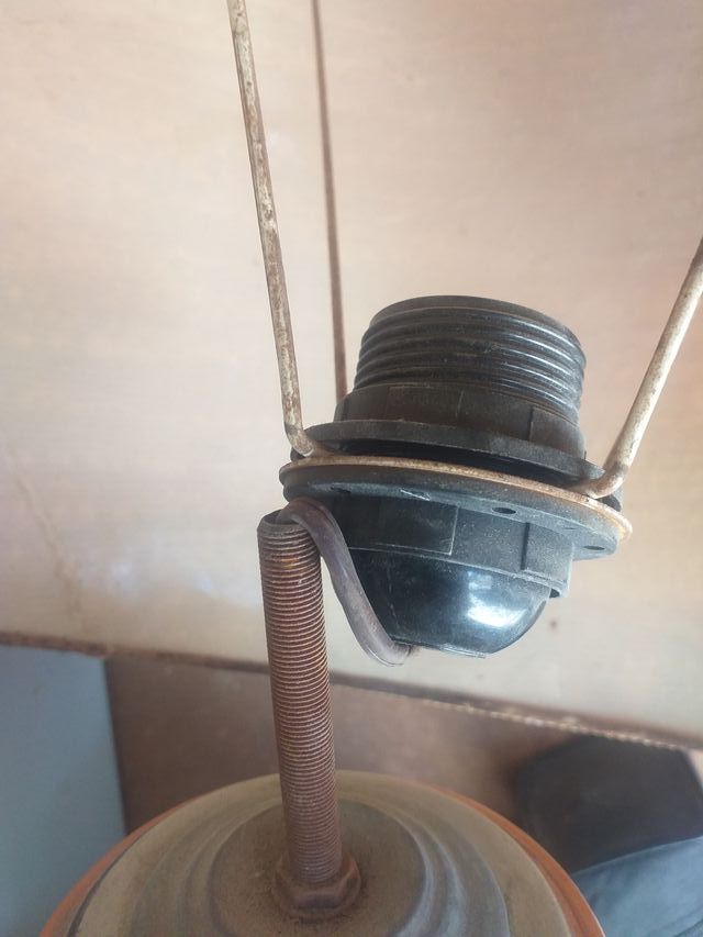 Lampada da tavolo anni '70 grande base